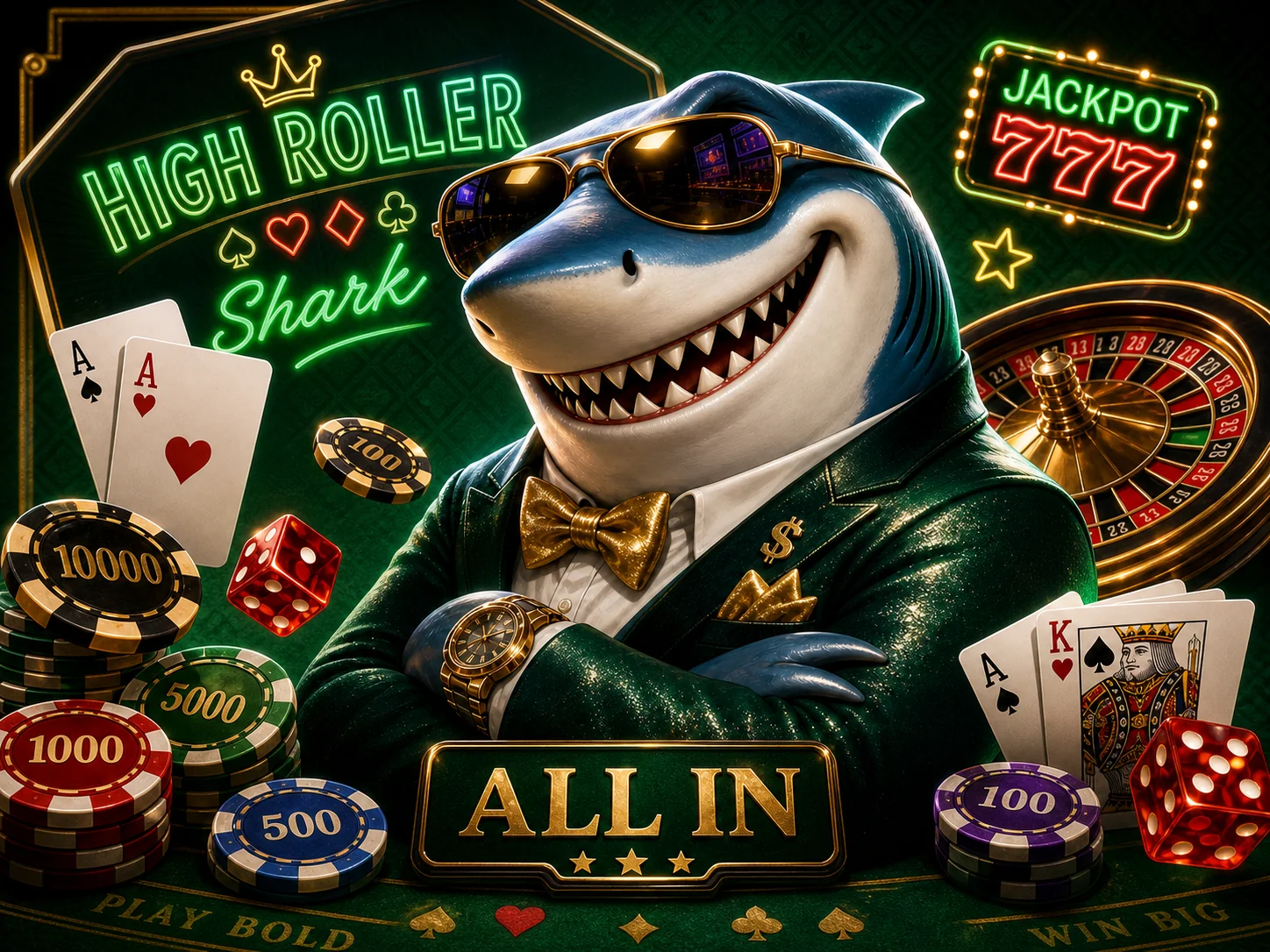 Winshark casino €2500 welcome bonus